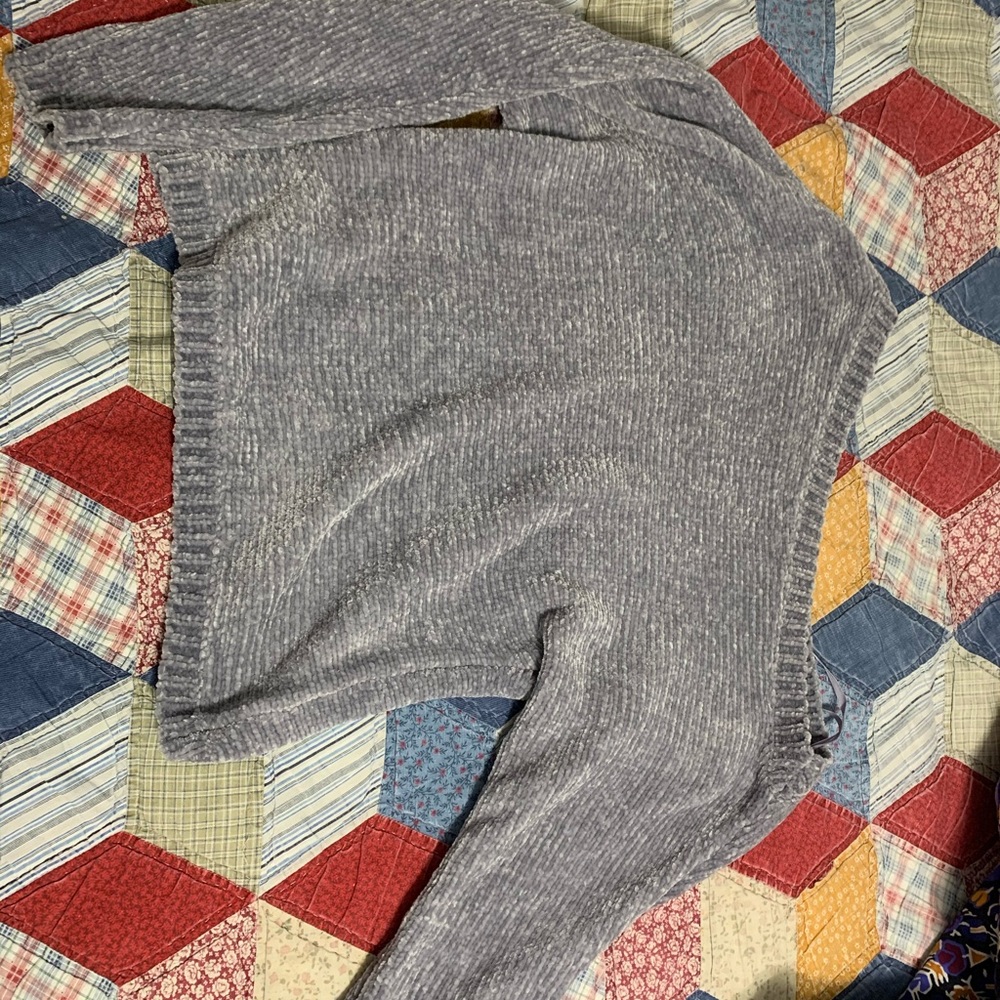Off shoulder super soft grey sweater BRAND NEW